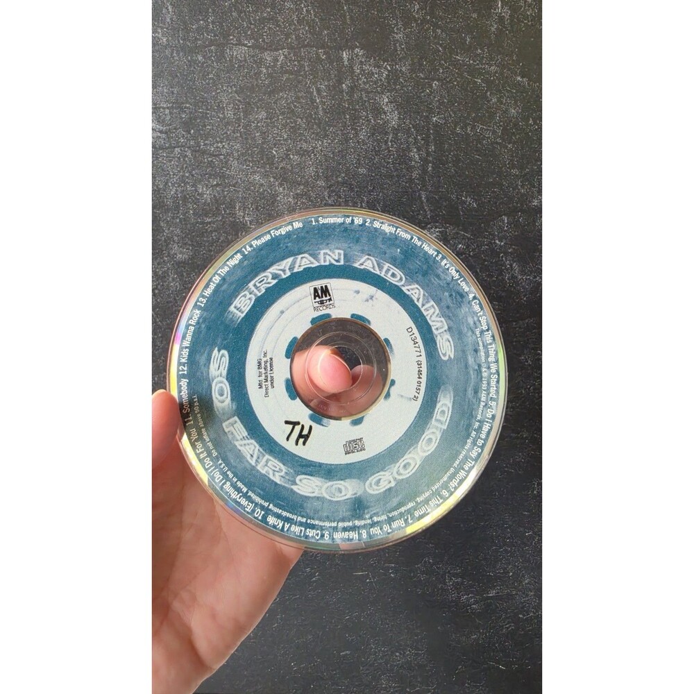 Byran Adams So Far So Good Cd READ Description